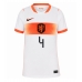 Nederland Virgil van Dijk #4 Bortedrakt Dame VM 2026 Kortermet